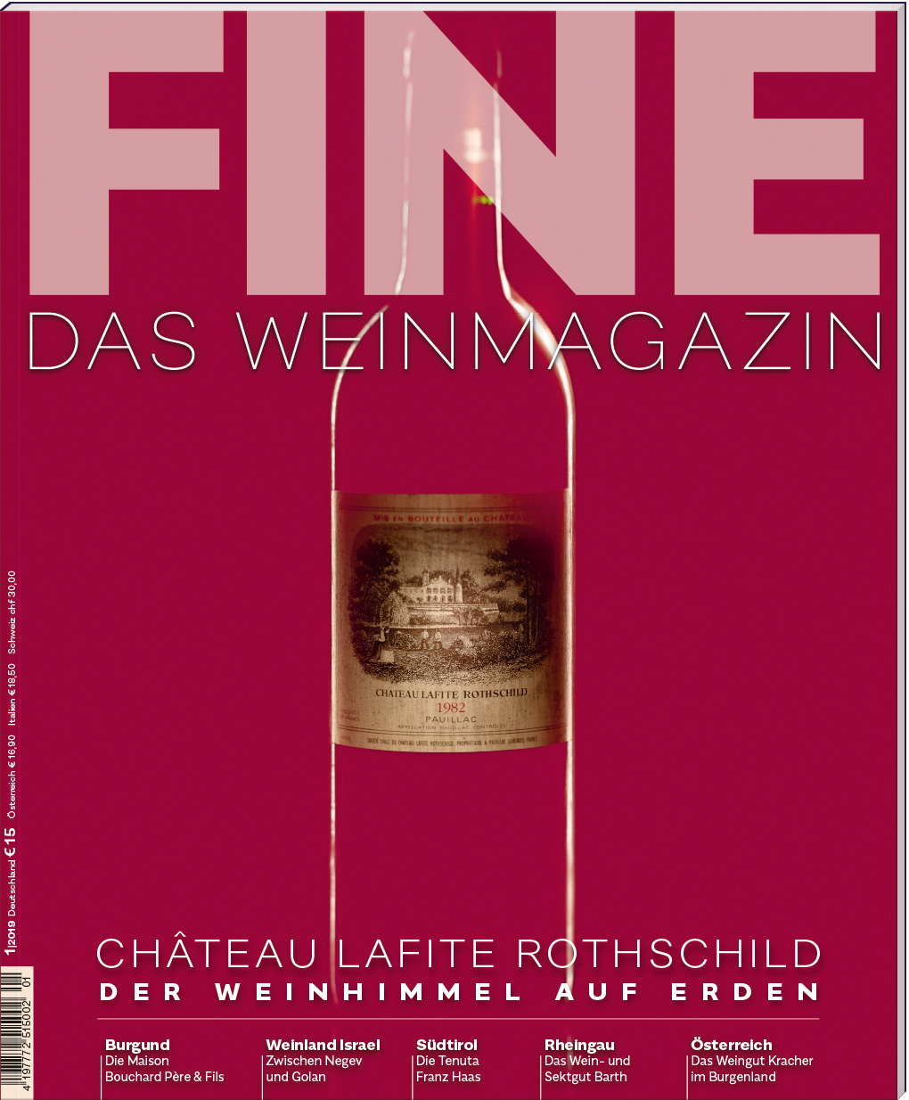 FINE Das Weinmagazin, 44. Ausgabe - 01/2019